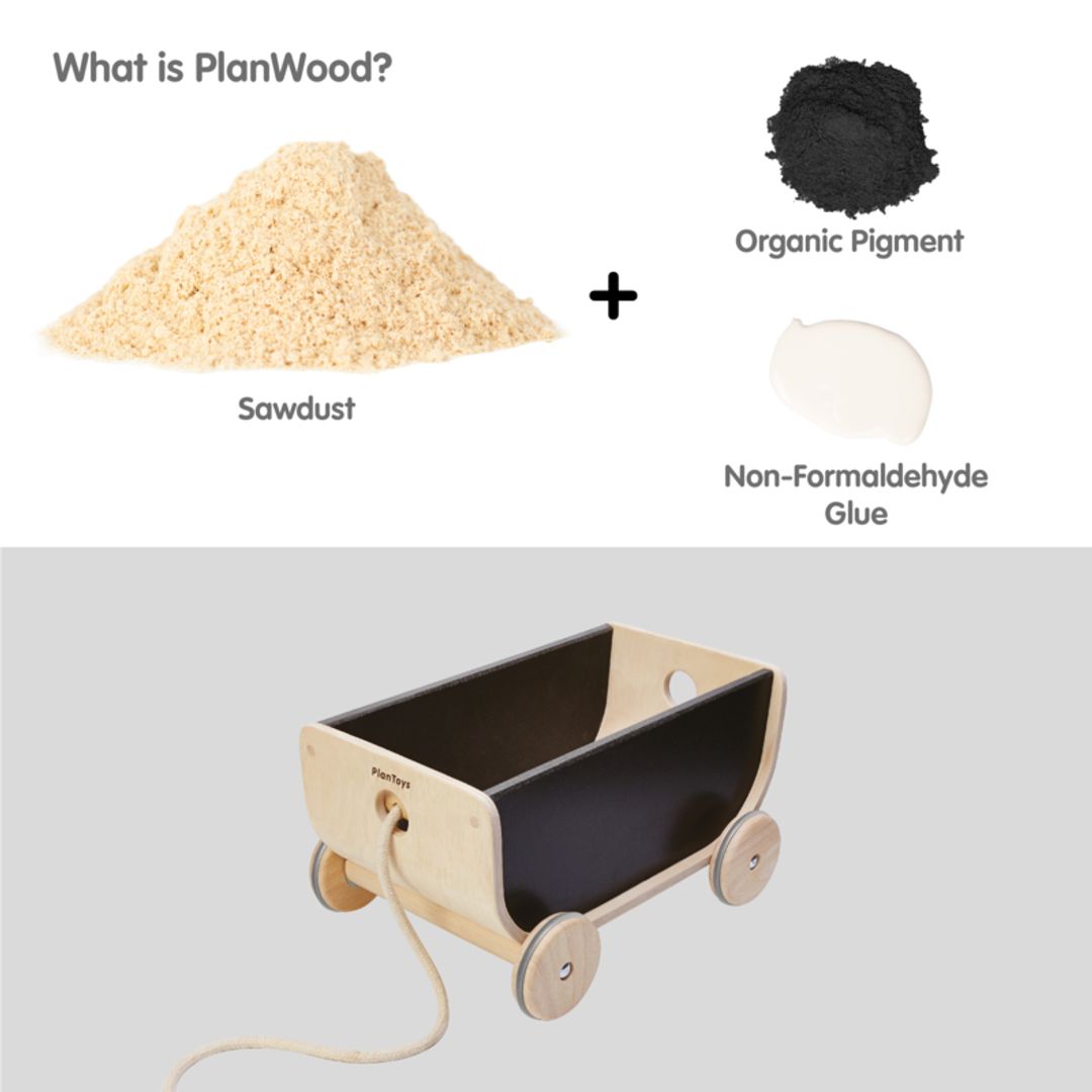 PlanToys Wagon - Black