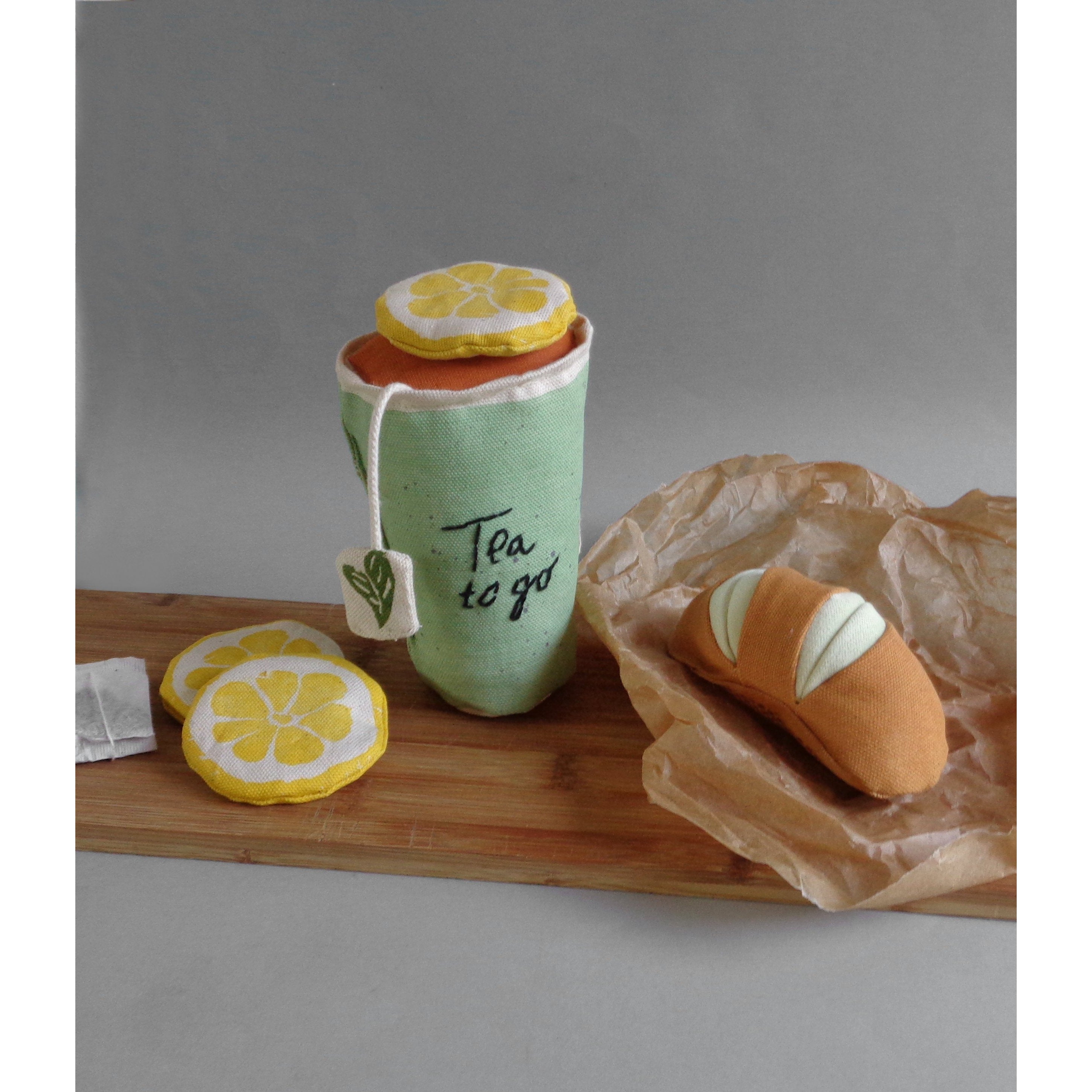 Tea and French Baguette To-Go Soft Toy