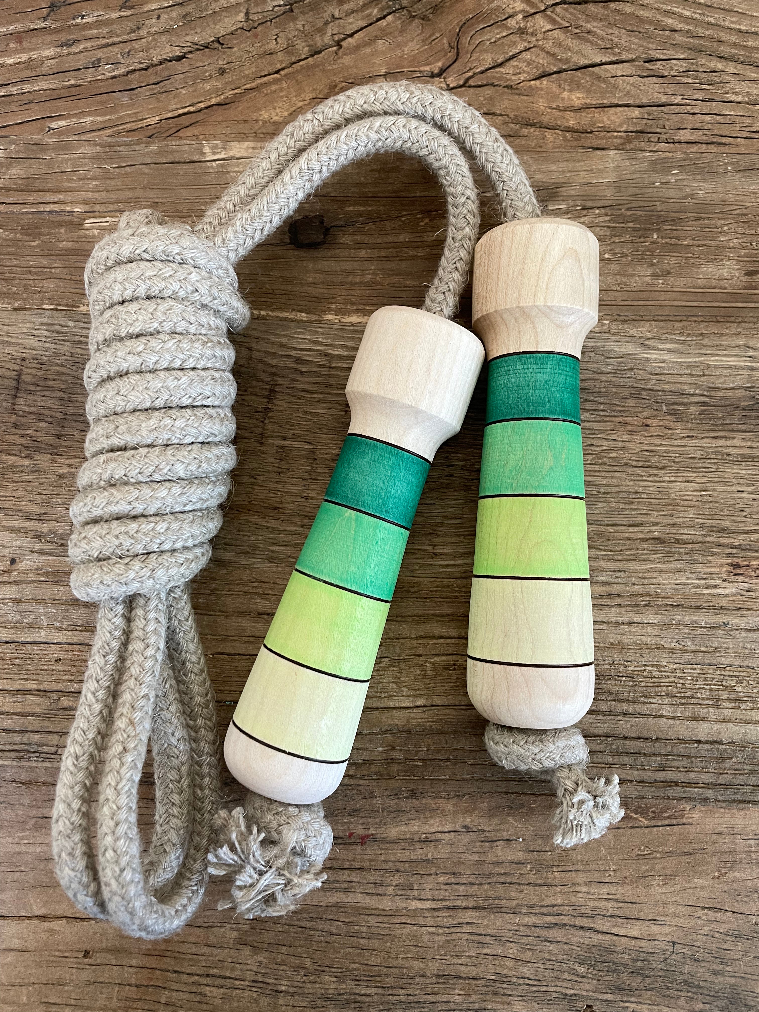 Wood Handle Jump Rope by Mader