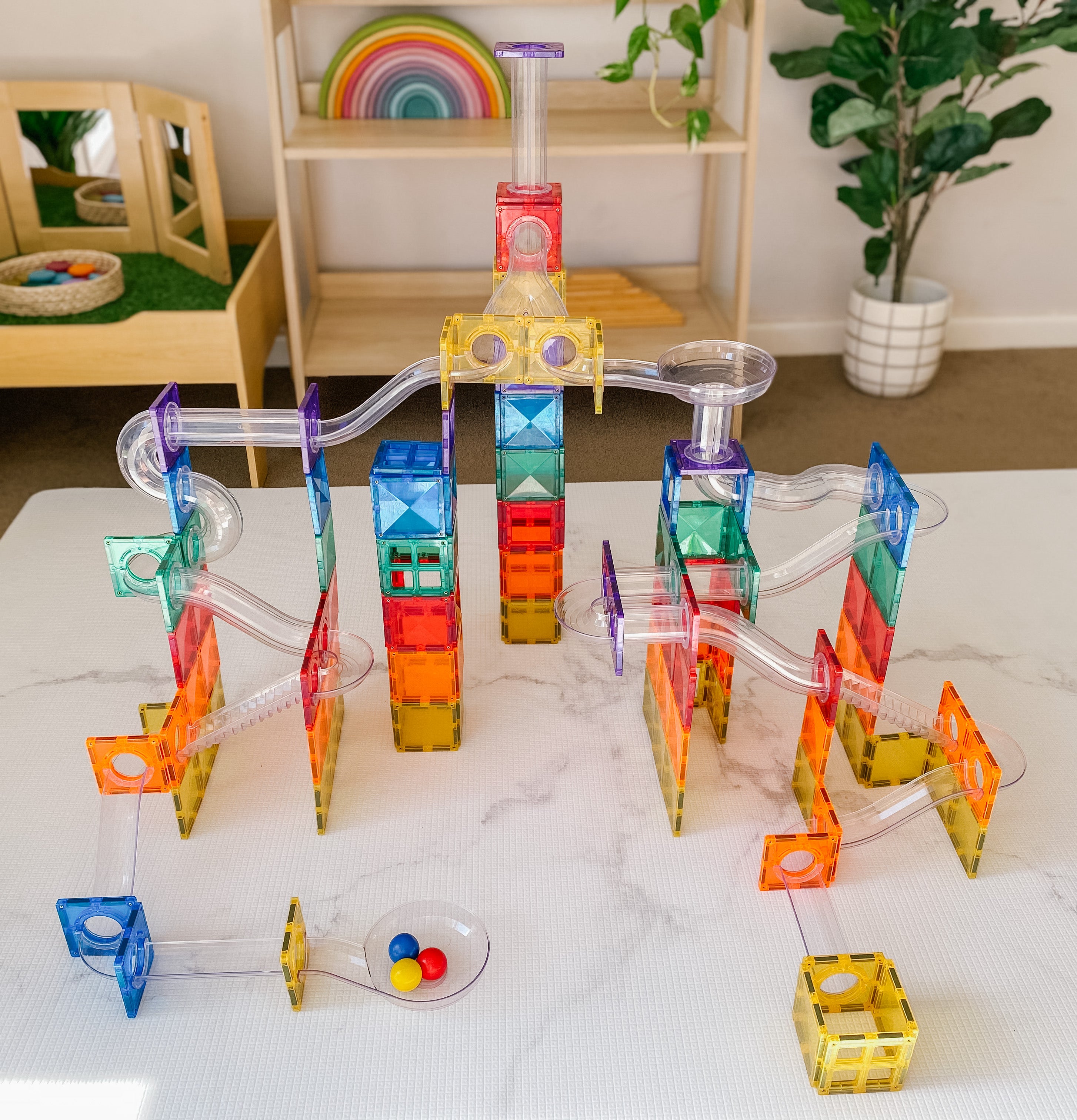 Connetix Magnetic Tiles Marble Run