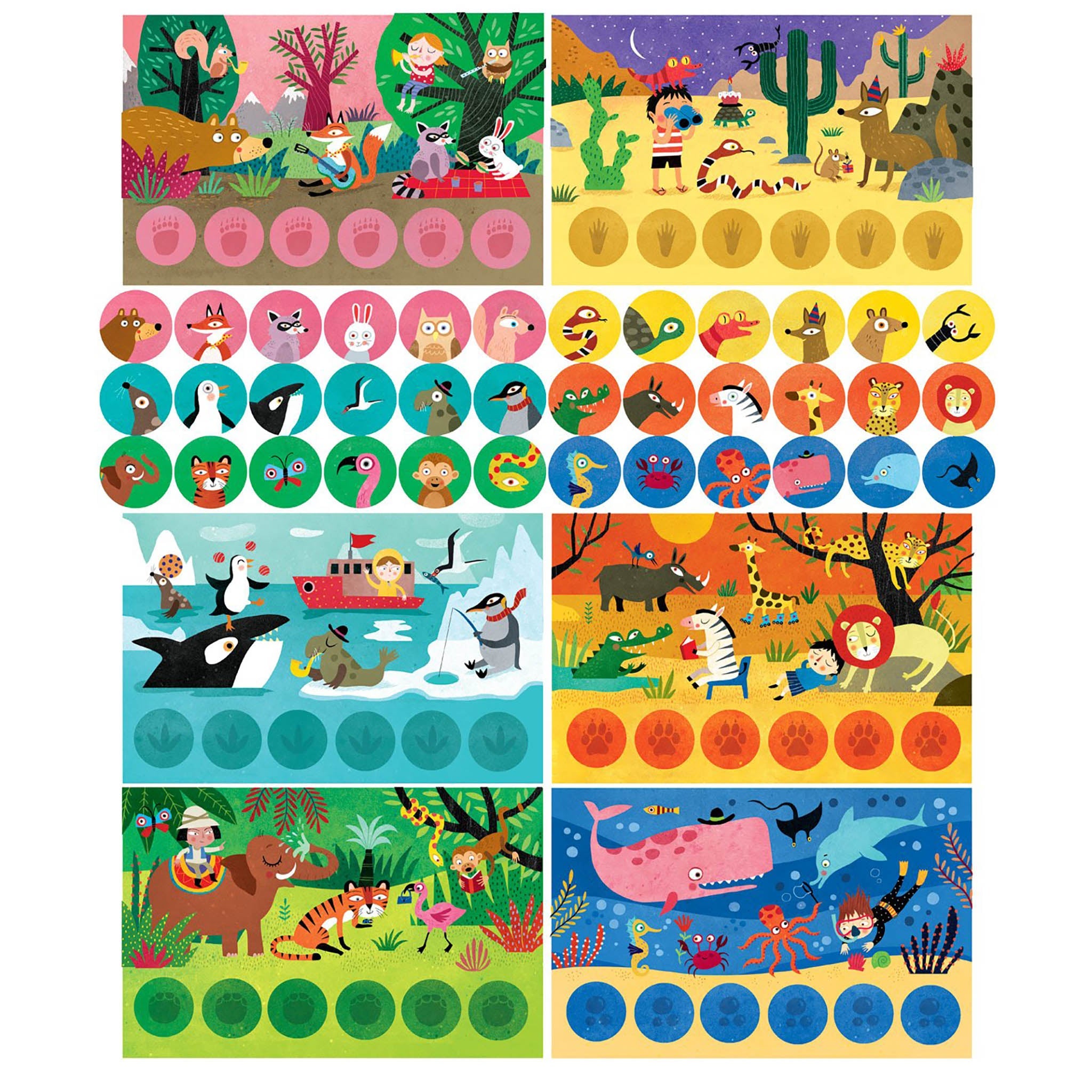 Habitats Matching Bingo Game from Londji