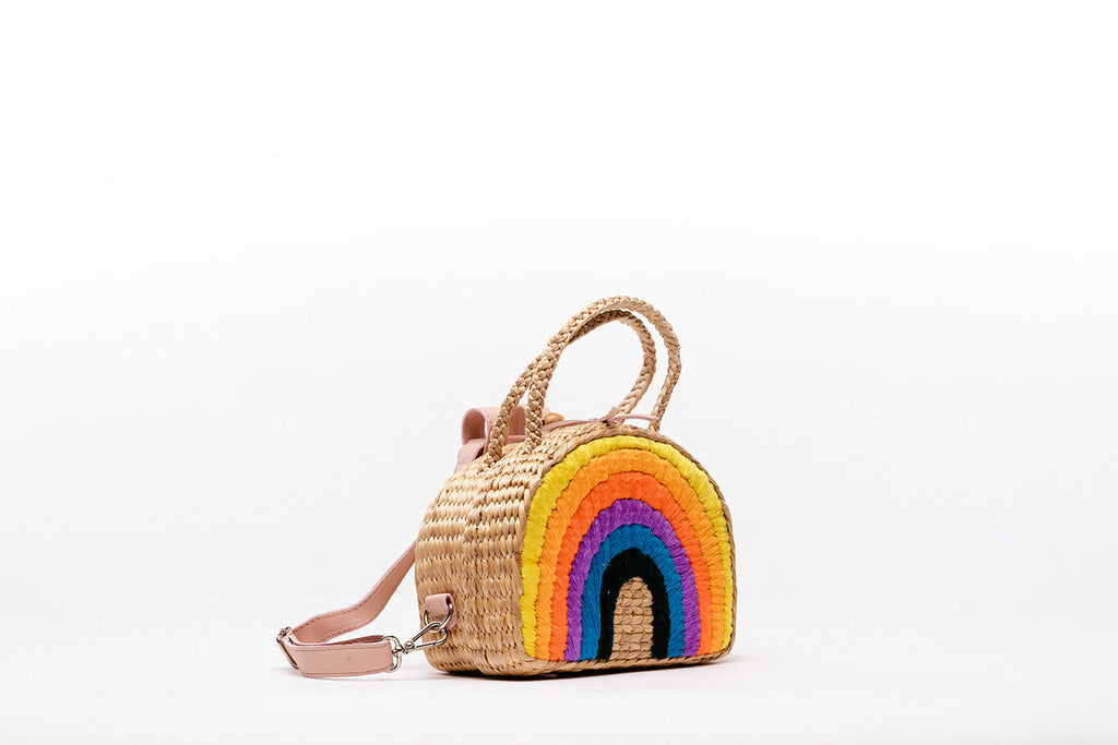 Pleiades x Sea & Grass Rainbow Primary Backpack