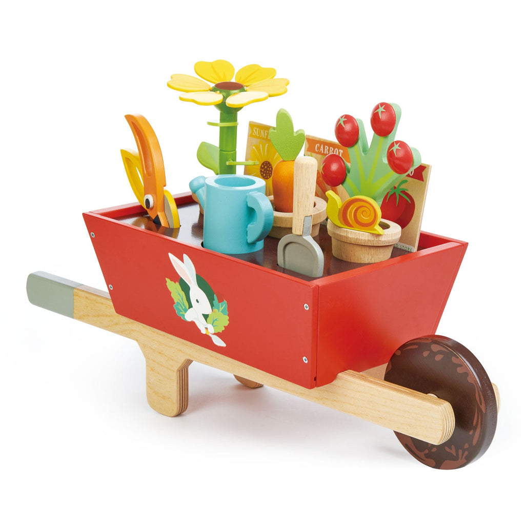 Tender Leaf Toys Garden Wheelbarrow Set 