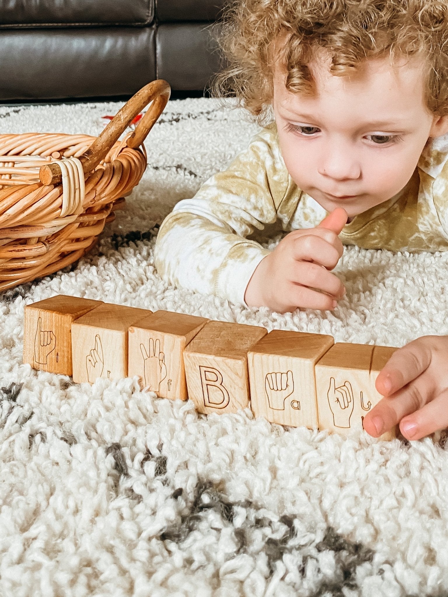 Bannor Toys American Sign Language ABC BlocksBannor Toys American Sign Language ABC Blocks