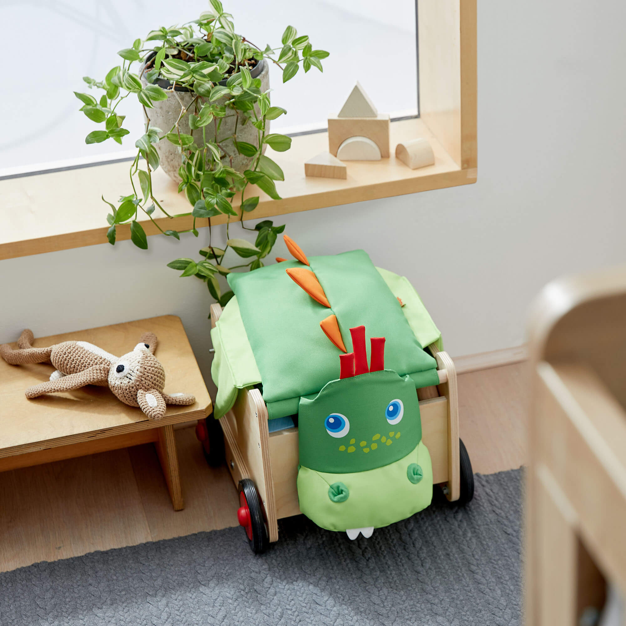 Haba Dragon Wagon Baby Walker