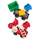 Luke's Toy Factory Fire Truck and Recycling Truck 2 Pack