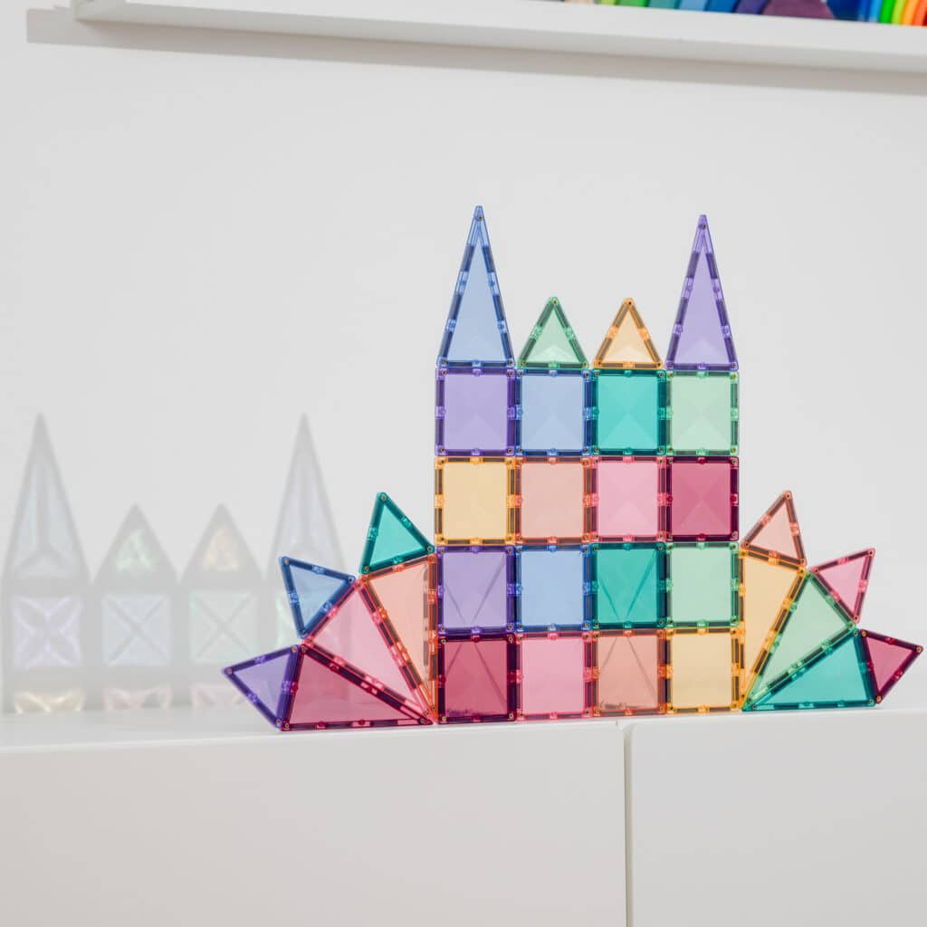 Connetix Magnetic Tiles | Pastel Mini Pack (32 pcs)