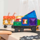 Connetix Magnetic Tiles | Rainbow Transport Pack (50 pcs)