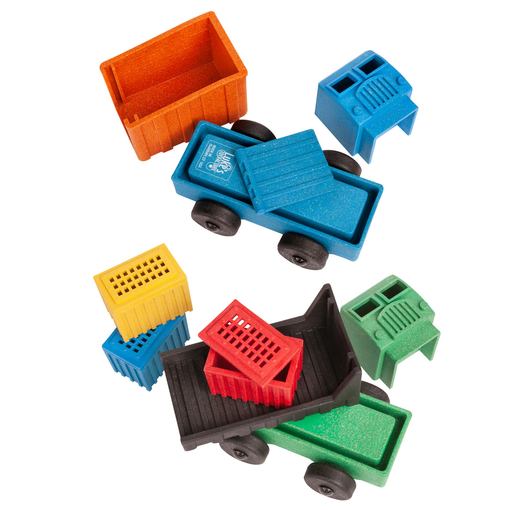 Luke's Toy Factory Cargo and Dump Truck 2 Pack