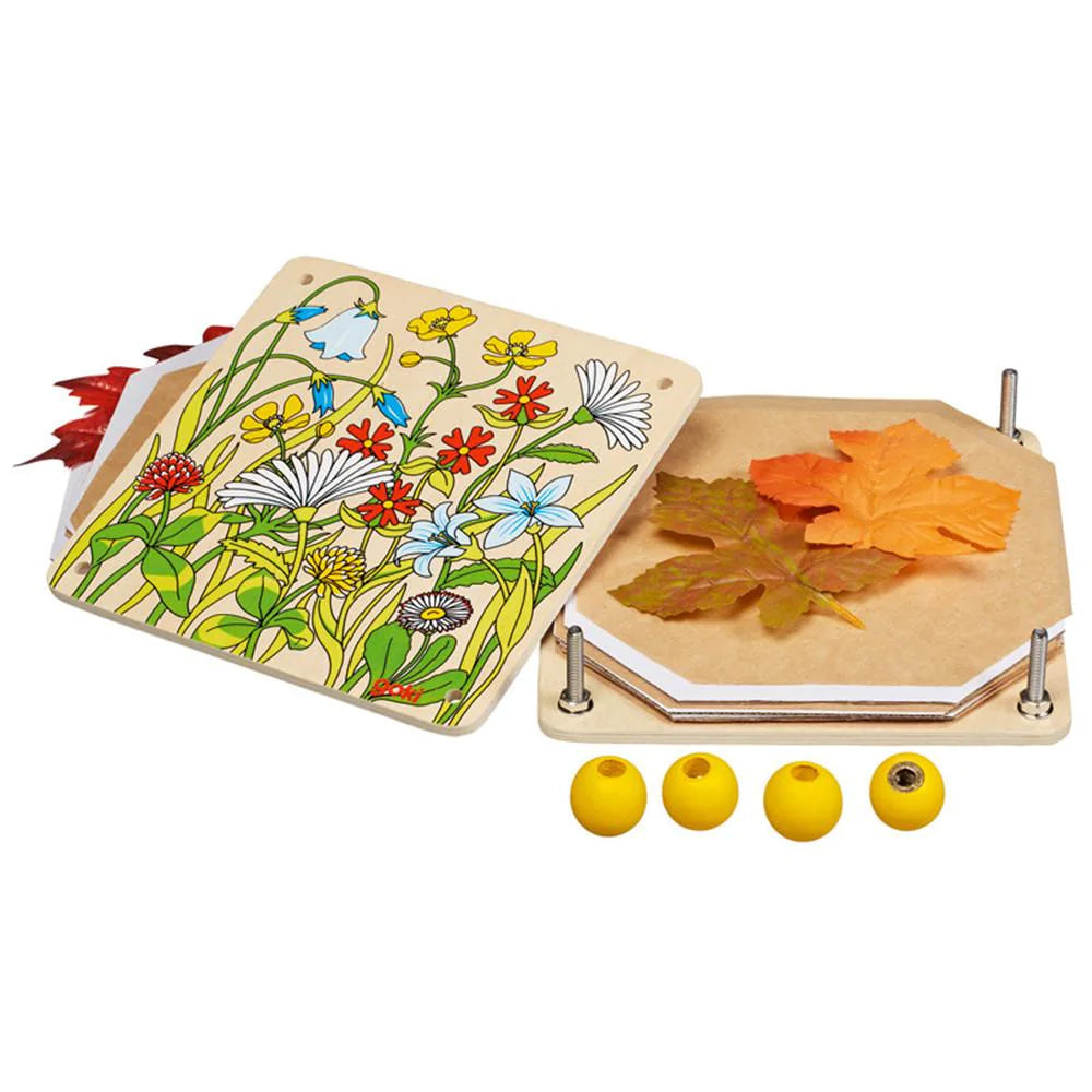 Kids Wooden Flower Press from Goki