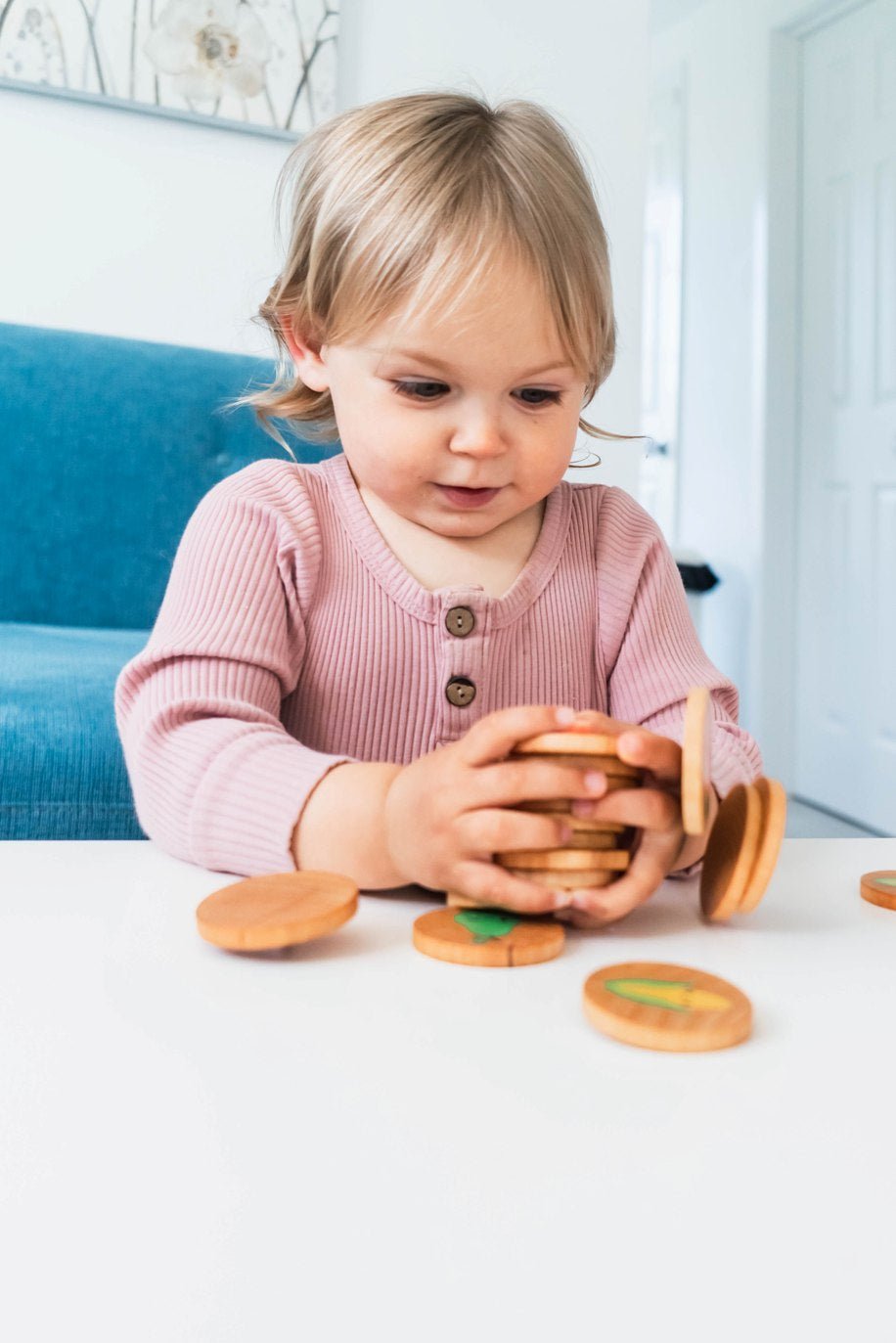 Bannor Toys Happy Farmer's Market Matching Tiles