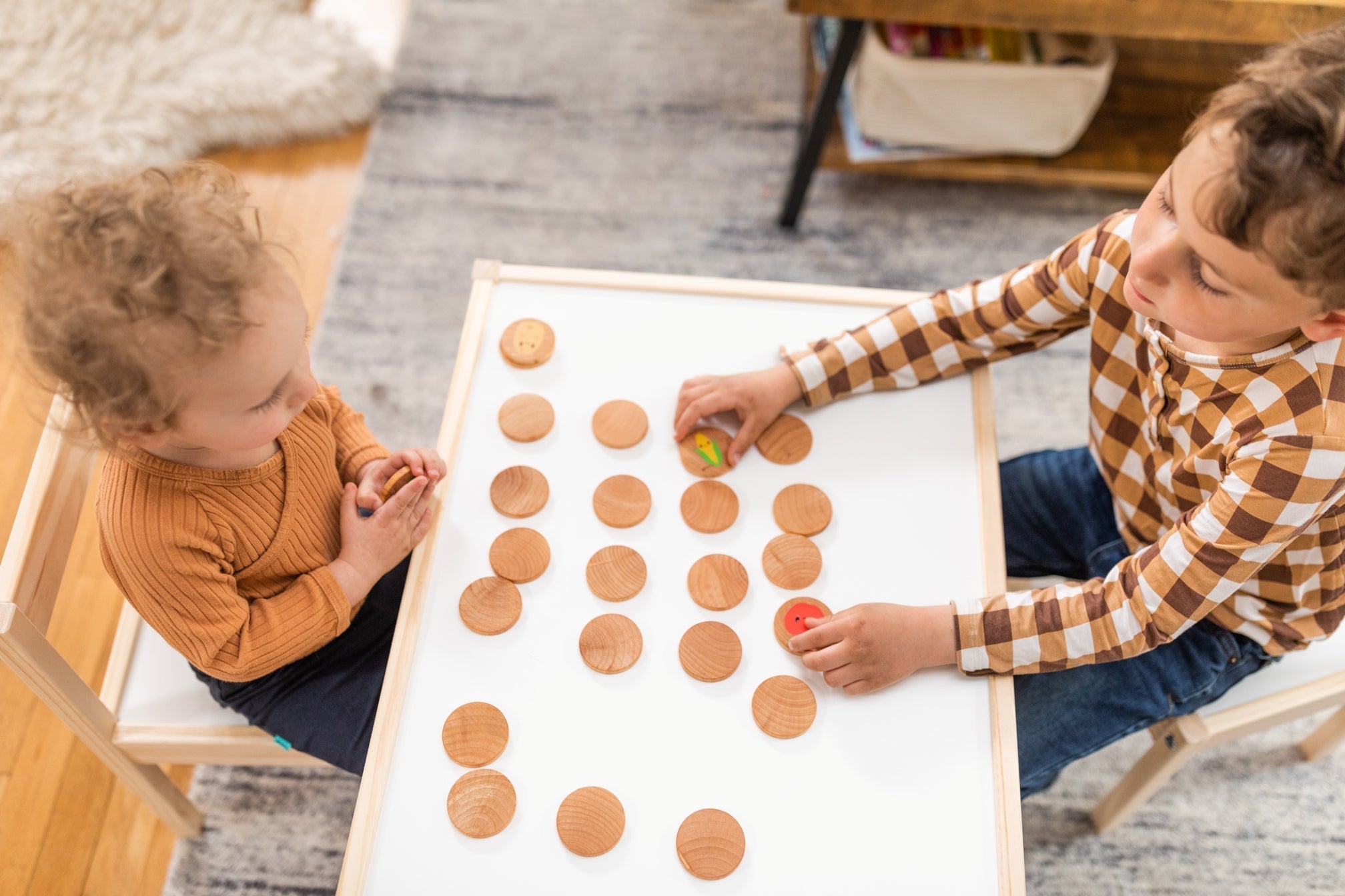 Bannor Toys Happy Farmer's Market Matching Tiles