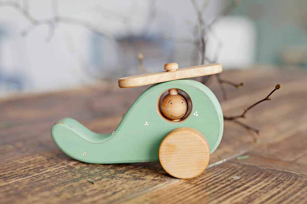 Wooden Toy Helicopter - Sweetie Jane
