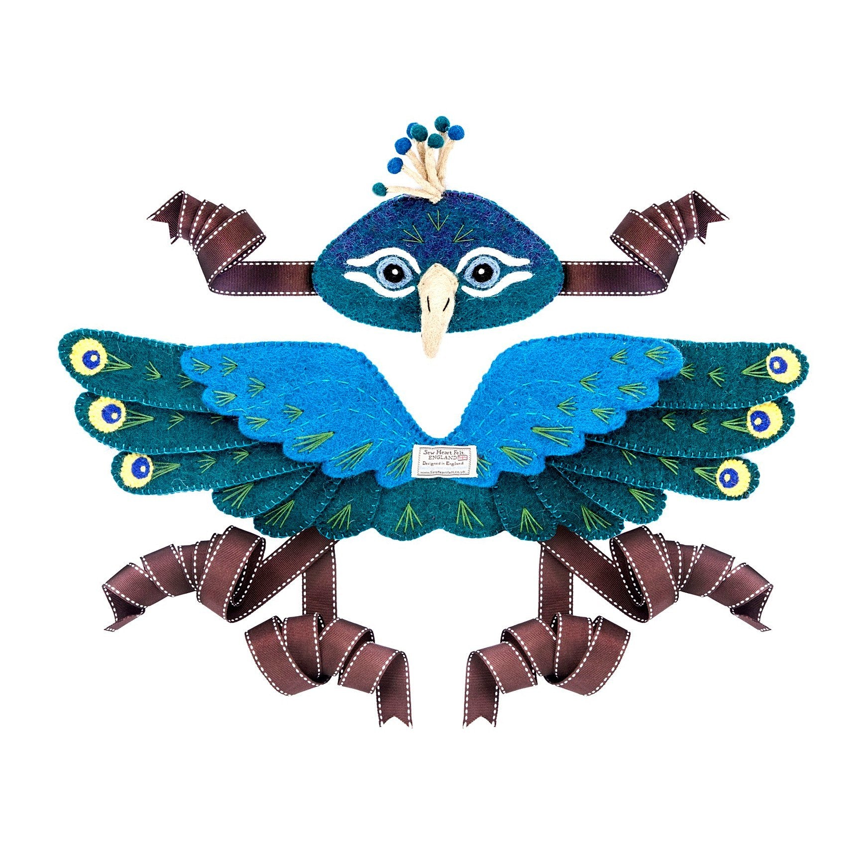 Dress-up Peacock Head Dress and Wings for Kids