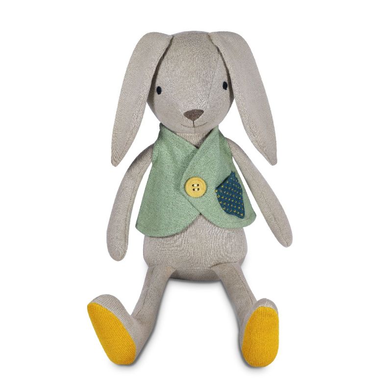 Apple Park Kids Organic Knit Bunny Pals | Luca